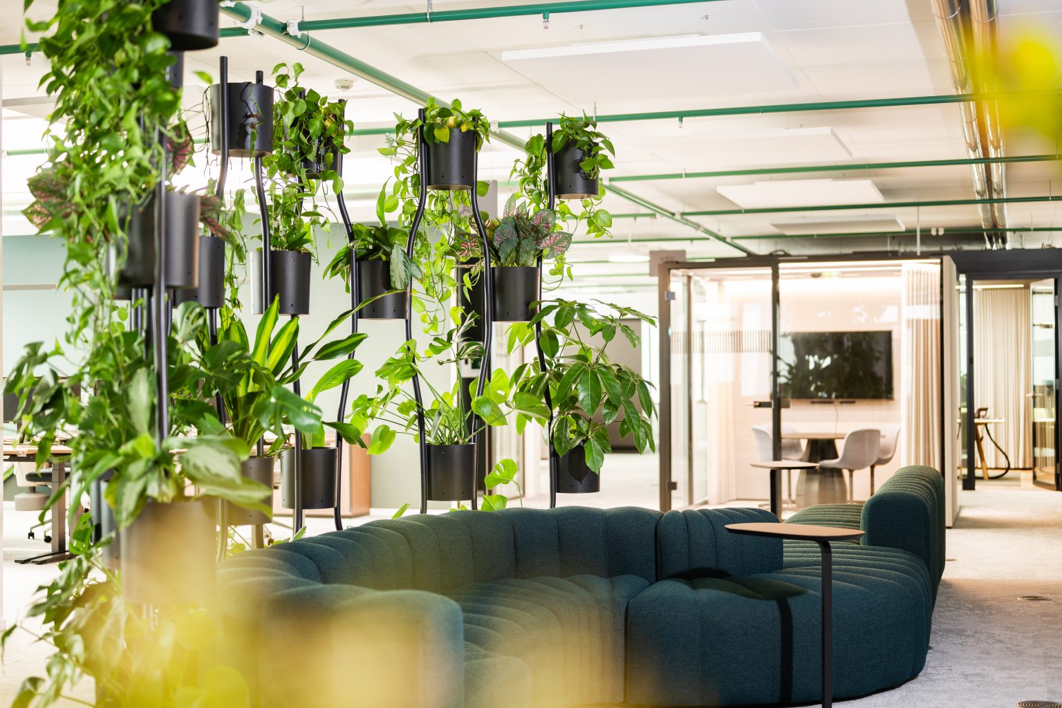 Chill Zone der Bürofläche von MB Energy was plan-ahead Hamburg geplant hat für neue Arbeitswelten